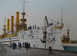Everything is Ship Shape-U.S.S. Brooklyn 1905
